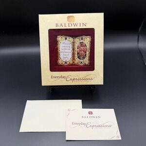Baldwin Everyday Expressions Anniversary Ornament New